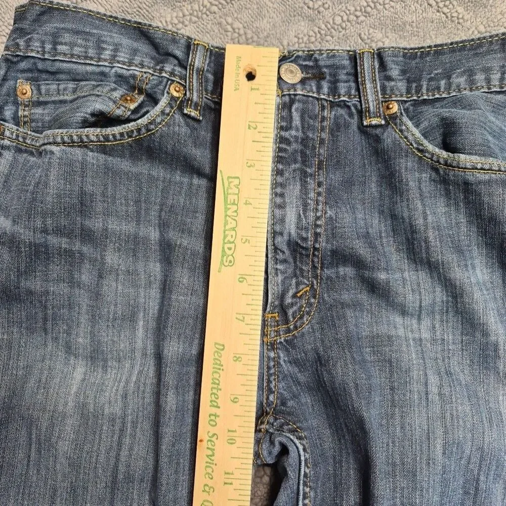 Levis 514 Mens Blue Jeans Size 34x34 Straight Leg Denim Pants Medium Dark Wash